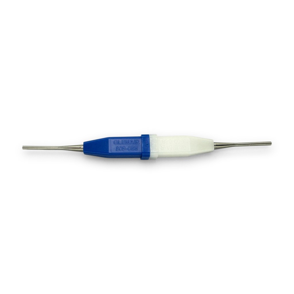 Glenair 809-088 plastic insertion and removal tool with metal tips for size 23 contacts.