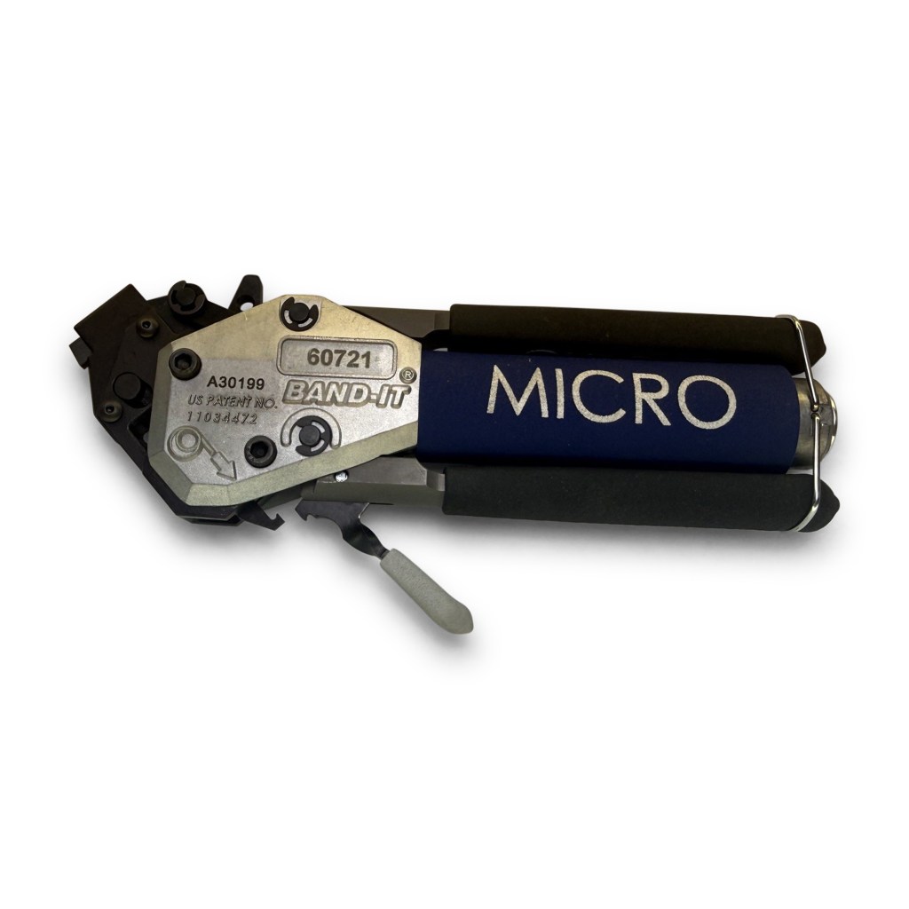 BAND-IT A30199 Tie-Dex II micro banding tool qualified to M81306/1-02, Glenair 600-061 equivalent.