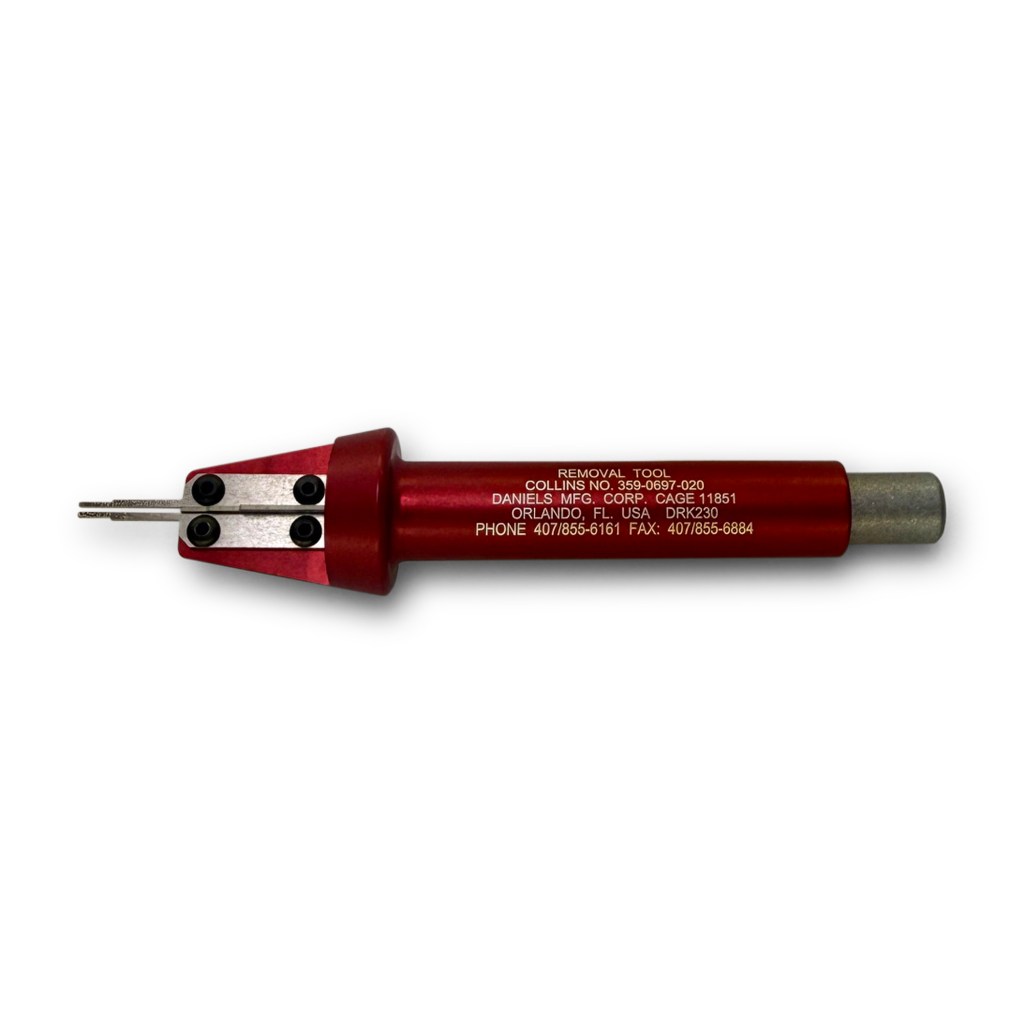 DMC DRK230 Removal Tool, Full Front Profile View - Rockwell Collins 359-0697-020.
