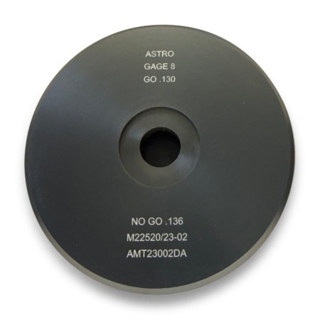 Astro AMT23002DA Size 8 Crimp Die Assembly Main Profile View