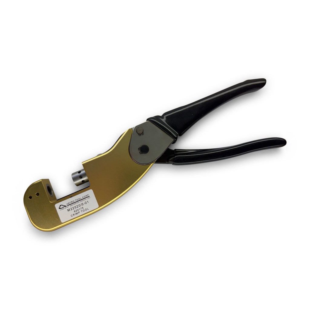 Astro Tool 620175 AS22520/5-01 Coaxial Crimp Tool, Front Structural Main Product View - HX4 C-Frame Hand Crimper Frame