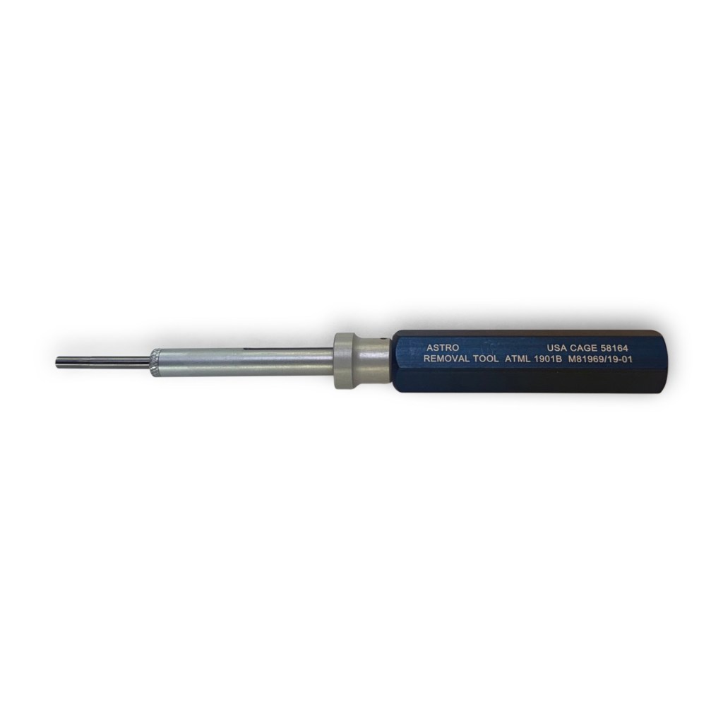 Astro Tool ATML 1901B (M81969/19-01) Removal Tool, Full Front Profile View - DMC DRK16B Equivalent